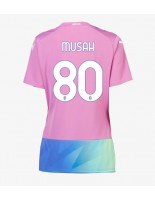 AC Milan Yunus Musah #80 Alternativní Dres pro Dámské 2023-24 Krátký Rukáv